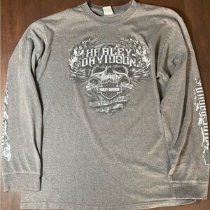 Harley Davidson Black long sleeve shirt